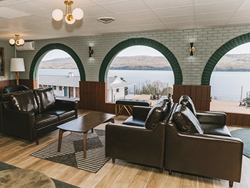 An exquisite lobby view of The Hotel Laurel