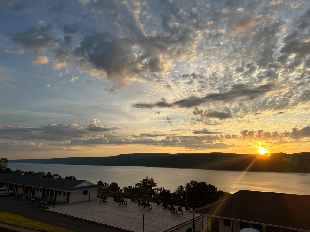 The Hotel Laurel sunrise view